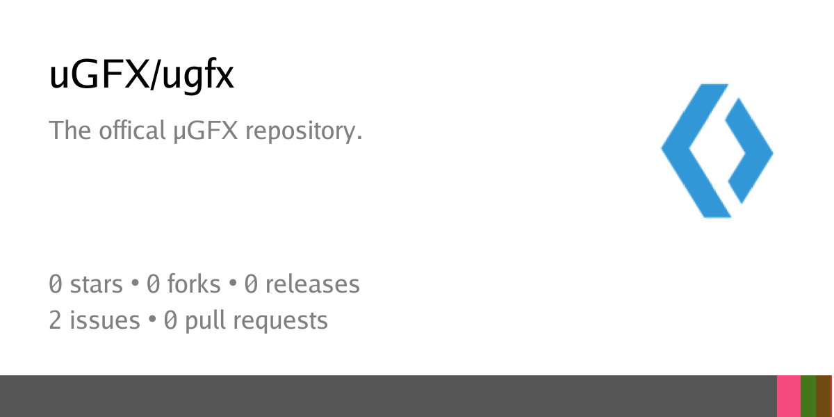 uGFX/ugfx: The offical µGFX repository. - uGFX